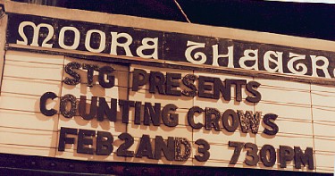 Moore Theater Sign