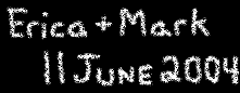 Erica and Mark are getting married on June 11th!