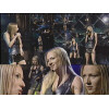 a collage of Jewels sexy Saturday Night Live appereance