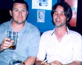 Nick Banks and Steven Havenhand (blinking. Sorry Steven.)