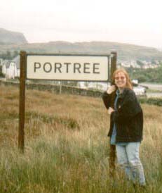 Claire at Portree
