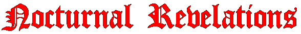 Nocturnal Revelations