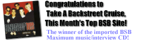 Backstreet X-Change Top BSB Site for December 1999