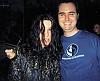 Me and Johnette Napolitano outside the Variety Playhouse in Atlanta - For some reason I look psychotic in these pictures