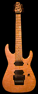 7 string custom guitar