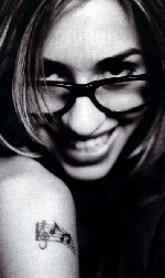 Wearing glasses
