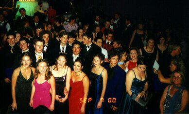 Everyone at the year 12 formal...