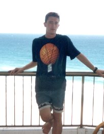 That's me on our balcony