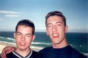 Brad & I (on our balcony)