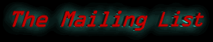 The Mailing List