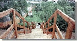 Acceso al Parque Mio por el Restaurante Martin Fierro. Increible.