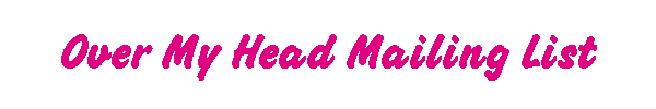 Want to talk about Christine McVie? Then join the Over My Head Mailing List!