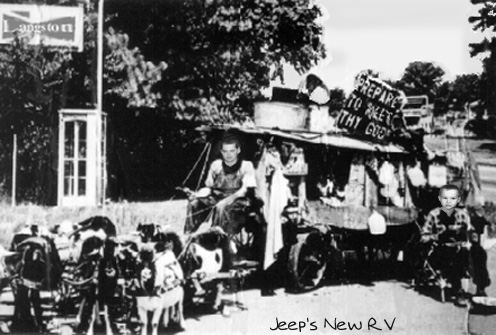 UNKA JEEP'S NEW MOTOR HOME