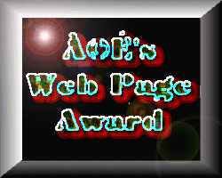 Ace's Web Page Award