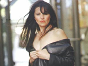 Lucy in leather...mmmn.