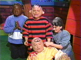 Tim Meadows, Chris Kattan  :) , Brendan, and Ana Gasteyer