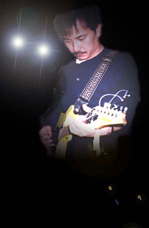 Rey and his Ybanez Guitar