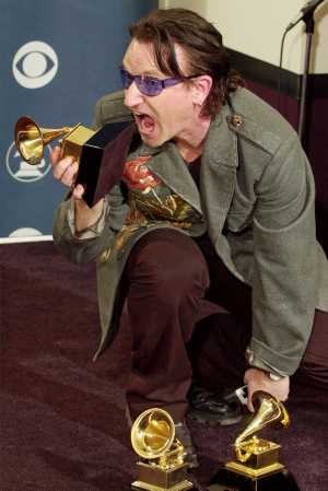 BONO SCREAMED OUT LOUD.