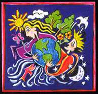 ENRON Earth Day logo