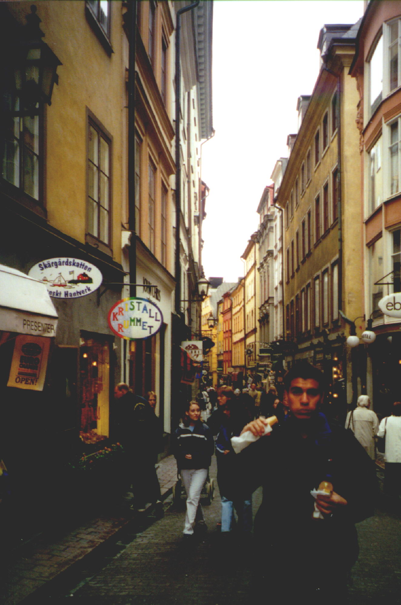 A Nice Swedish Hot Dog In The Old Town in Stockholm