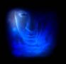 blue face