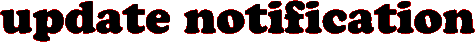 update notification