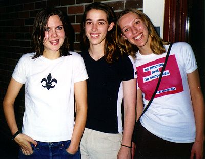 Juliana, Carolyn and Jennifer