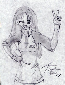 badass drawing