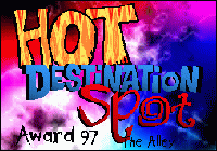 I've won 
The Hot Destination SPOT Award!!