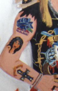 Axl Rose's tattoos