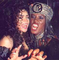 La Toya with Grace Jones