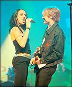 Mel C and Bryan Adams