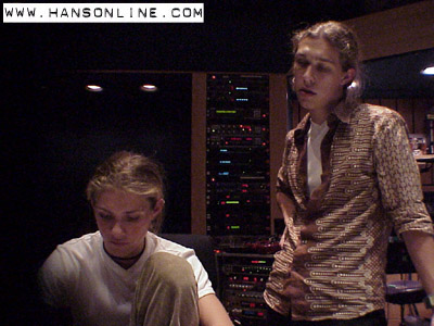 proof they are in the studio