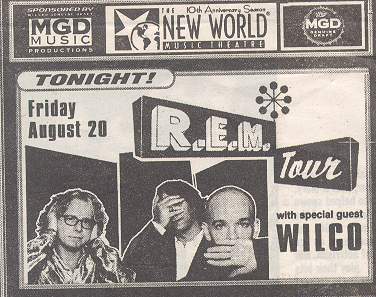 R.E.M. at the New World