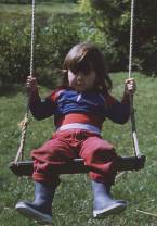 Maaike Rijk as a child