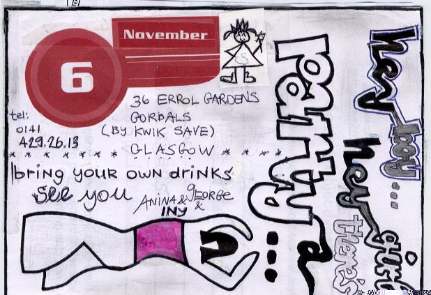 A Swiss & Belgian Party Flyer - Design by Anina