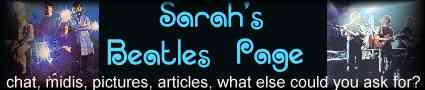 Sarah's Beatles Page
