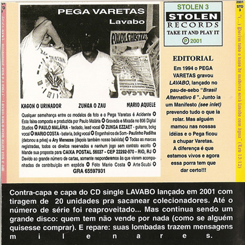 Lavabo original leaflet