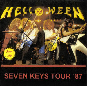 The frontcover of Seven Keys Tour '87