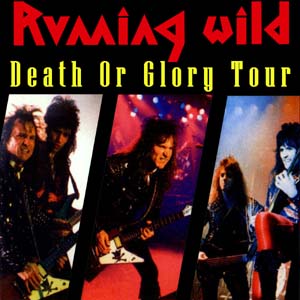 The frontcover of Death Or Glory Tour
