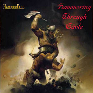 The frontcover of Hammering Through Gävle