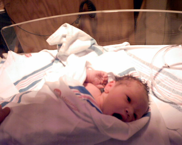 Kaitlyn just born