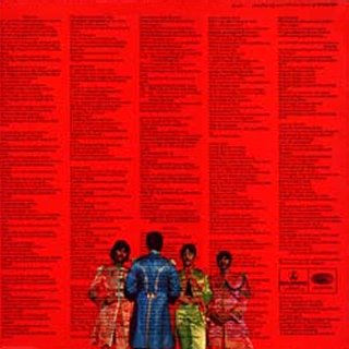 Sgt. Pepper's Lonely Hearts Club Band Back Cover