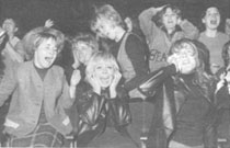 Screaming fans were still manic about the music