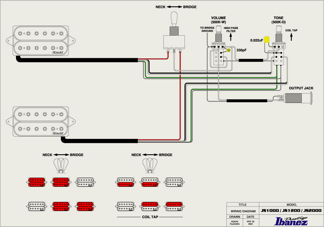 Wiring Diagram Dimarzio Evolution - Complete Wiring Schemas