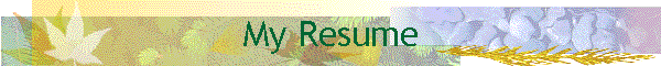 My Resume