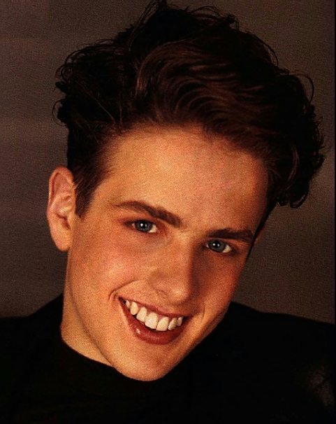 Joe McIntyre, age 17; 1990.