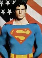 Chris Reeve as Superman; 1978.