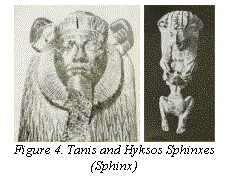 Text Box:    
Figure 4. Tanis and Hyksos Sphinxes (Sphinx)

