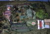 military cfp-90 pack w/ poncho,liner,canteen,k-bar,first-aid kit,flares,flashlight,matches,emergency stove,heat tabs,etc.